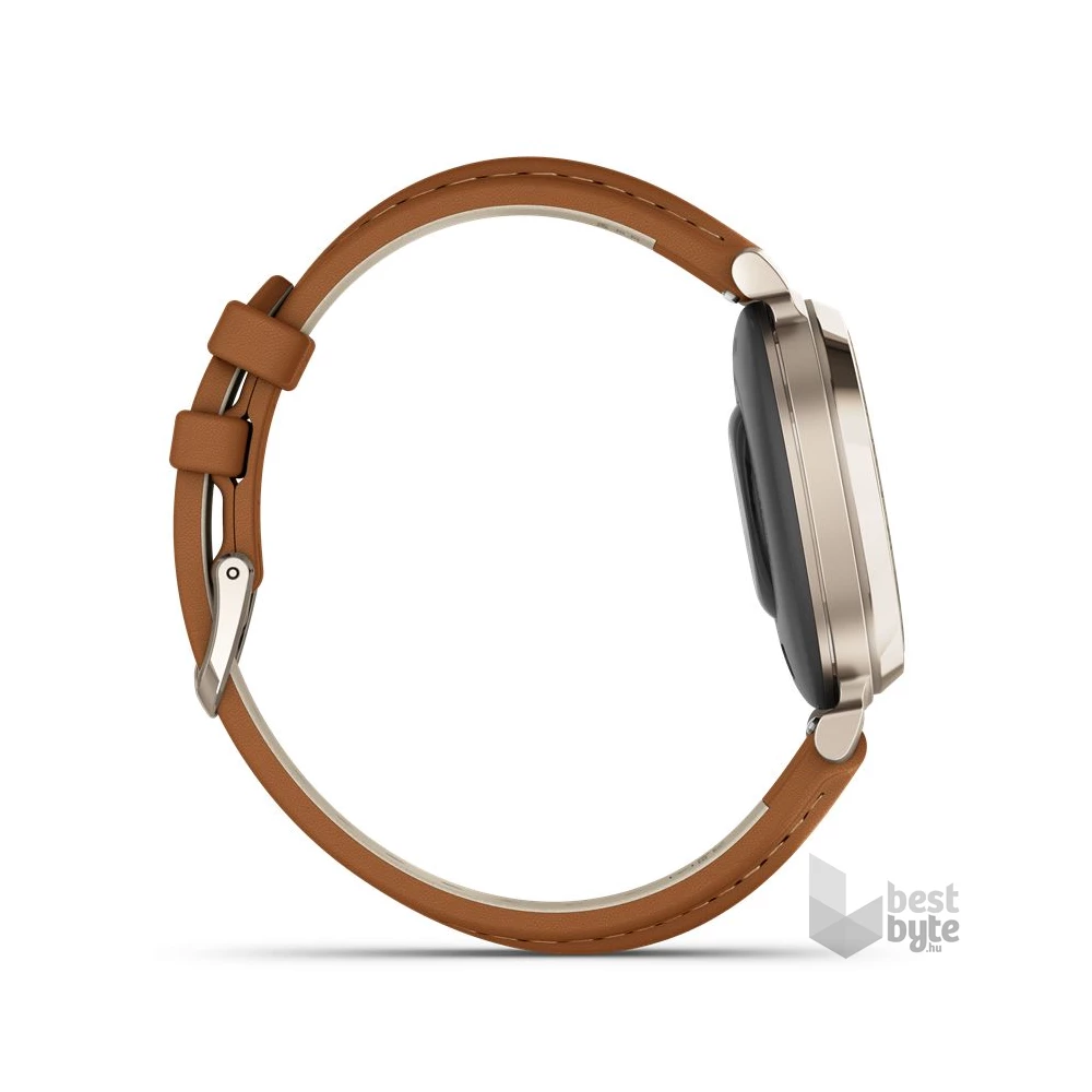 Garmin Lily 2 Classic bőr szíjas krémarany okosóra