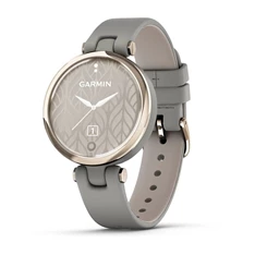 Garmin Lily Classic krém-arany, braloba-szürke tok és bőrszíj okosóra