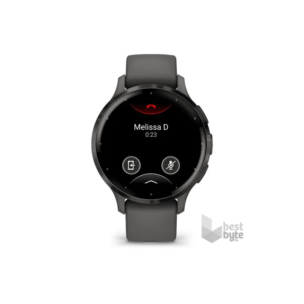 Garmin Venu 3S szürke, szürke kerettel, szilikon szíjjal okosóra (Újracsomagolt)
