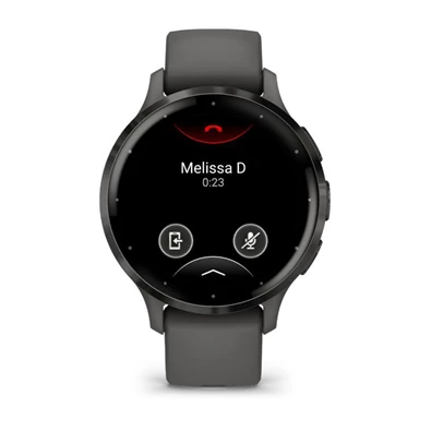 Garmin Venu 3S szürke, szürke kerettel, szilikon szíjjal okosóra (Újracsomagolt)