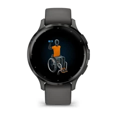 Garmin Venu 3S szürke, szürke kerettel, szilikon szíjjal okosóra (Újracsomagolt)