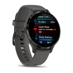 Garmin Venu 3S szürke, szürke kerettel, szilikon szíjjal okosóra (Újracsomagolt)