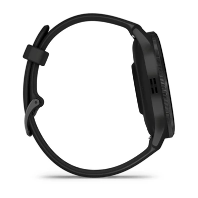 Garmin Venu 3 fekete, fekete kerettel, szilikon szíjjal okosóra