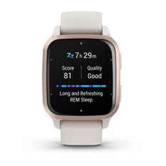 Garmin Venu Sq 2 Music törtfehér, világosarany kerettel okosóra