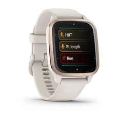 Garmin Venu Sq 2 Music törtfehér, világosarany kerettel okosóra