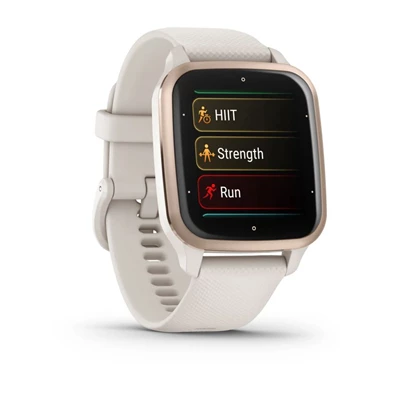 Garmin Venu Sq 2 Music törtfehér, világosarany kerettel okosóra