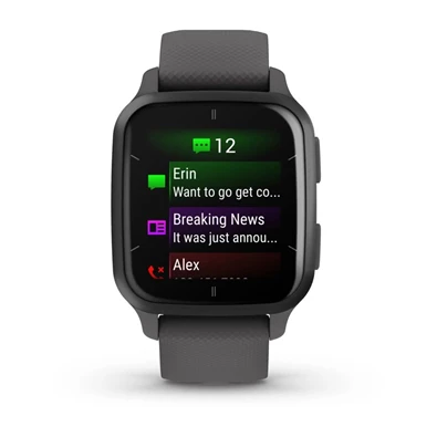 Garmin Venu Sq 2 árnyékszürke, szürke kerettel okosóra