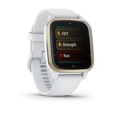 Garmin Venu Sq 2 fehér, krémarany kerettel okosóra