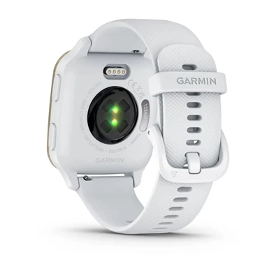 Garmin Venu Sq 2 fehér, krémarany kerettel okosóra