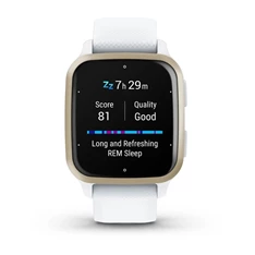 Garmin Venu Sq 2 fehér, krémarany kerettel okosóra