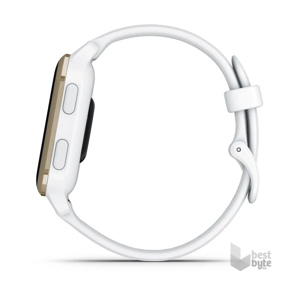 Garmin Venu Sq 2 fehér, krémarany kerettel okosóra