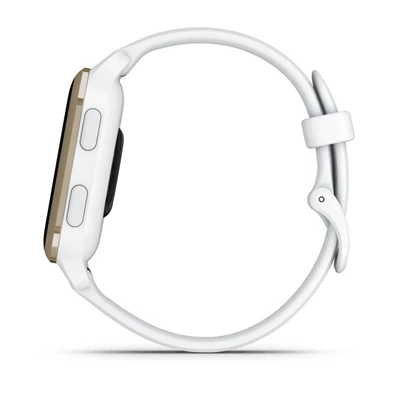 Garmin Venu Sq 2 fehér, krémarany kerettel okosóra