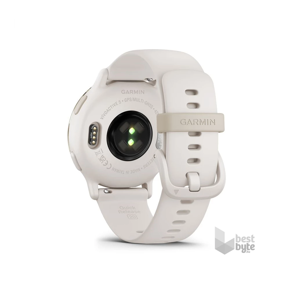 Garmin Vívoactive 5 elefántcsont krémarany okosóra