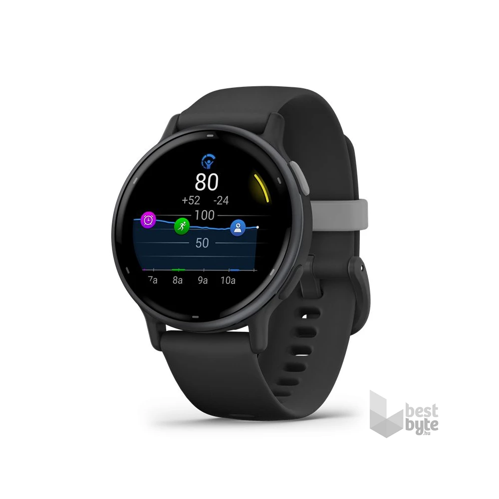 Garmin Vívoactive 5 fekete okosóra (Újracsomagolt)