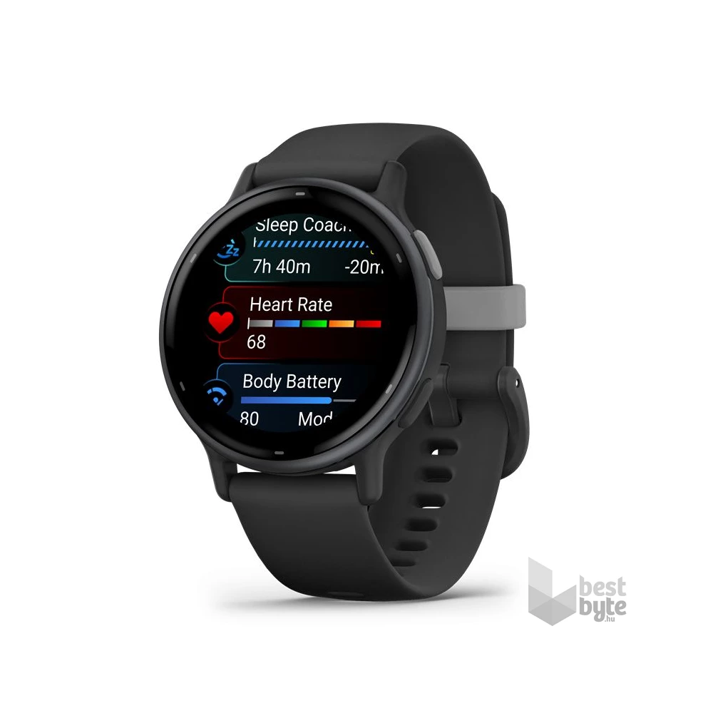 Garmin Vívoactive 5 fekete okosóra (Újracsomagolt)