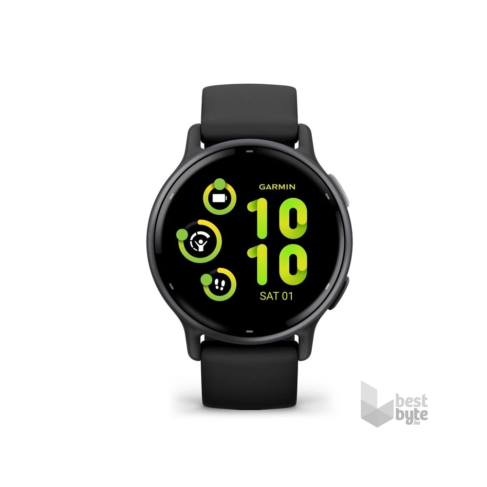 Garmin Vívoactive 5 fekete okosóra (Újracsomagolt)