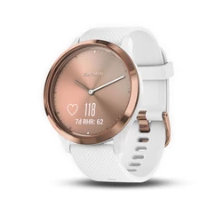 Garmin Vivomove HR Sport arany/fehér hibrid aktivitásmérő okosóra