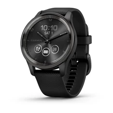 Garmin Vívomove Trend fekete szilikon szíjjal okosóra