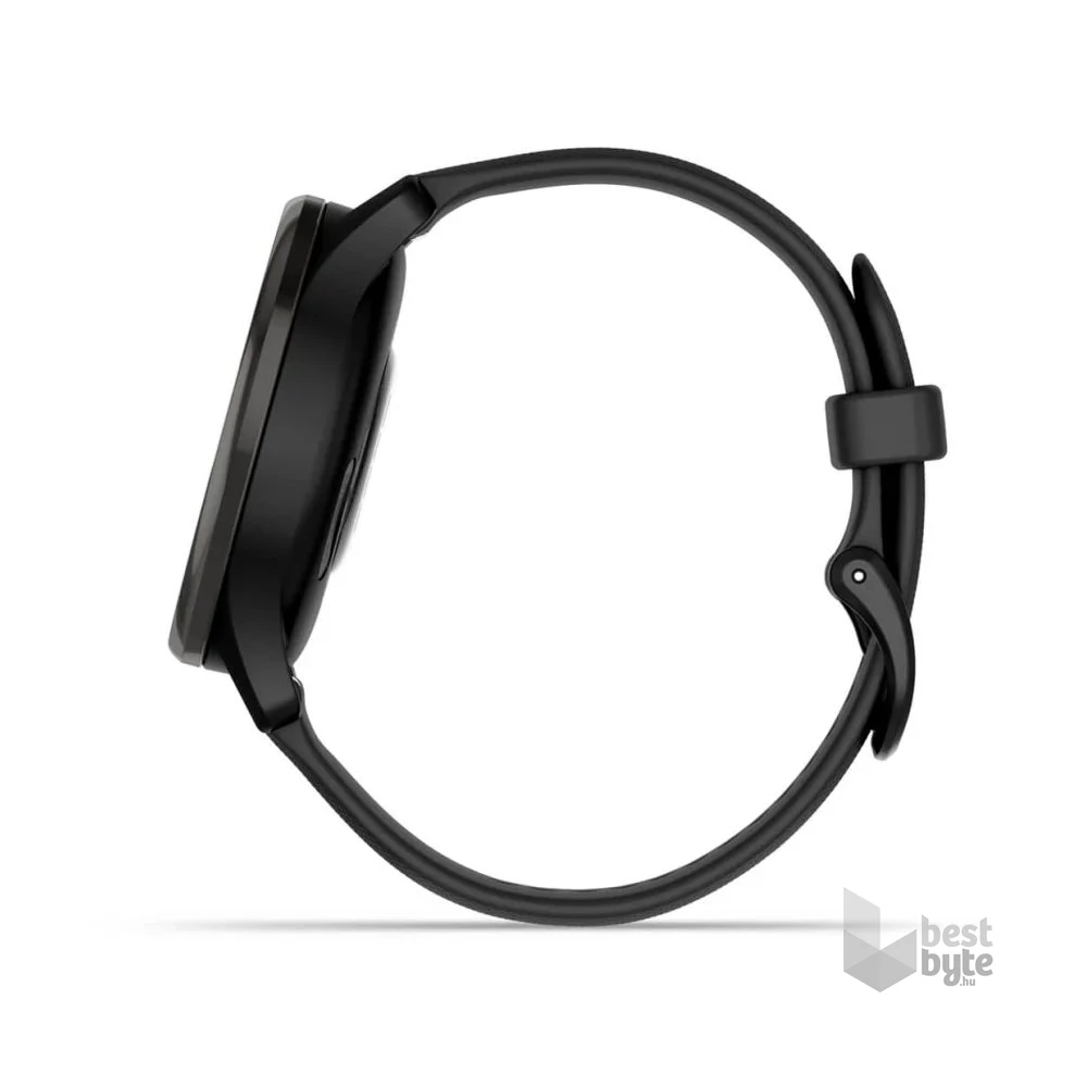 Garmin Vívomove Trend fekete szilikon szíjjal okosóra