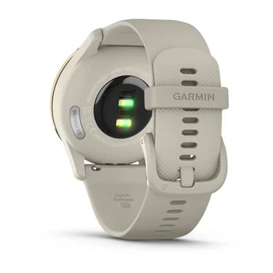 Garmin Vívomove Trend krémarany középszürke szilikon szíjjal okosóra