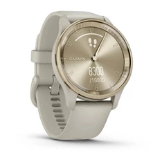 Garmin Vívomove Trend krémarany középszürke szilikon szíjjal okosóra