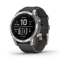 Garmin fenix 7 (47mm) szilikon pántos ezüst okosóra (Újracsomagolt) Garmin fenix 7 (47mm) szilikon pántos ezüst okosóra (Újracsomagolt)