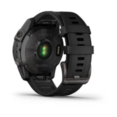 Garmin fenix 7 Sapphire Solar (47mm) szilikon pántos fekete okosóra