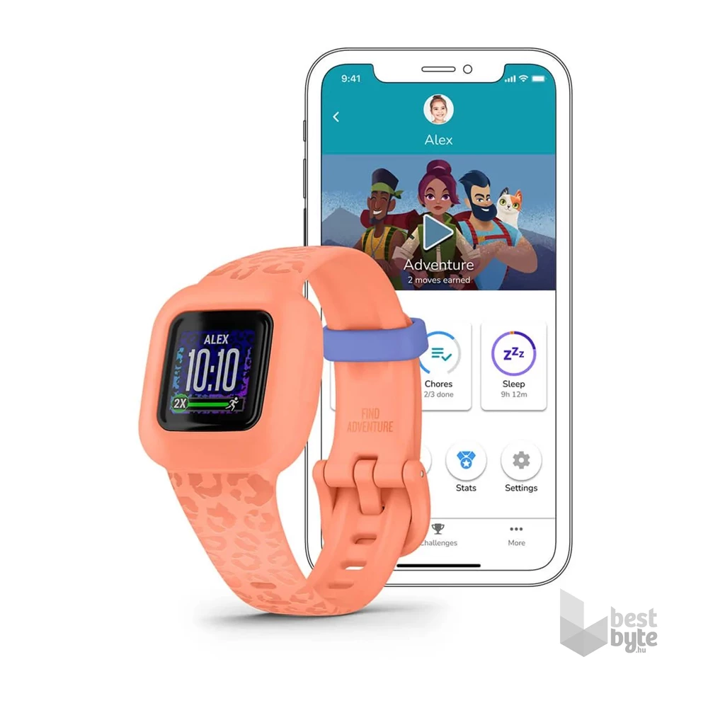 Garmin vivofit jr. 3 Barackszín okosóra