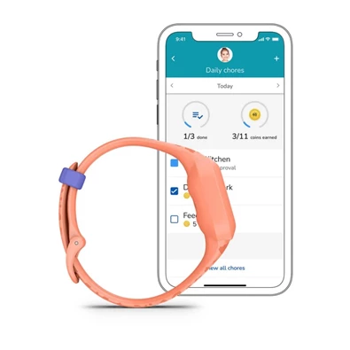 Garmin vivofit jr. 3 Barackszín okosóra