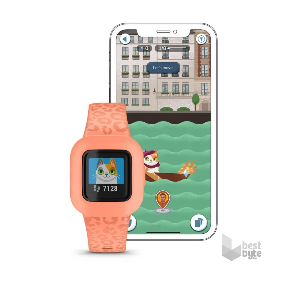 Garmin vivofit jr. 3 Barackszín okosóra