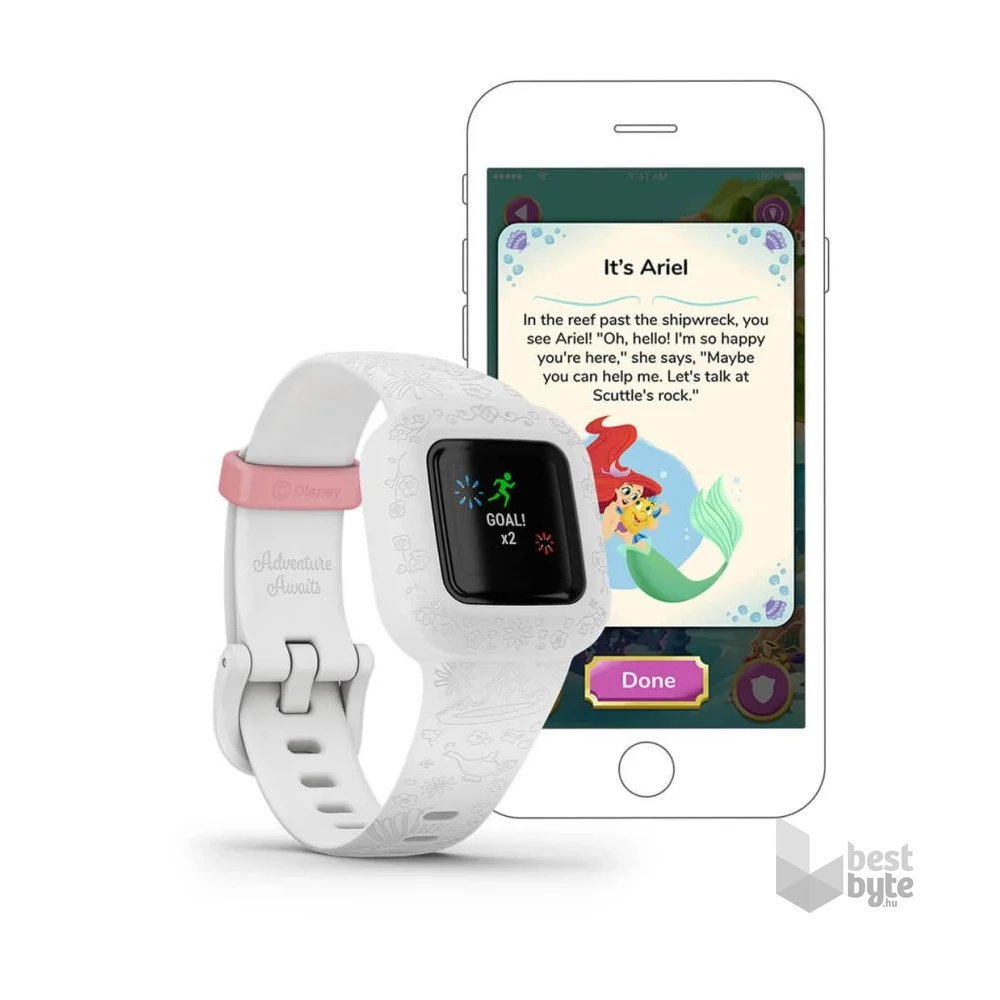 Garmin vivofit jr. 3 Disney Hercegnők állítható szíjjal okosóra