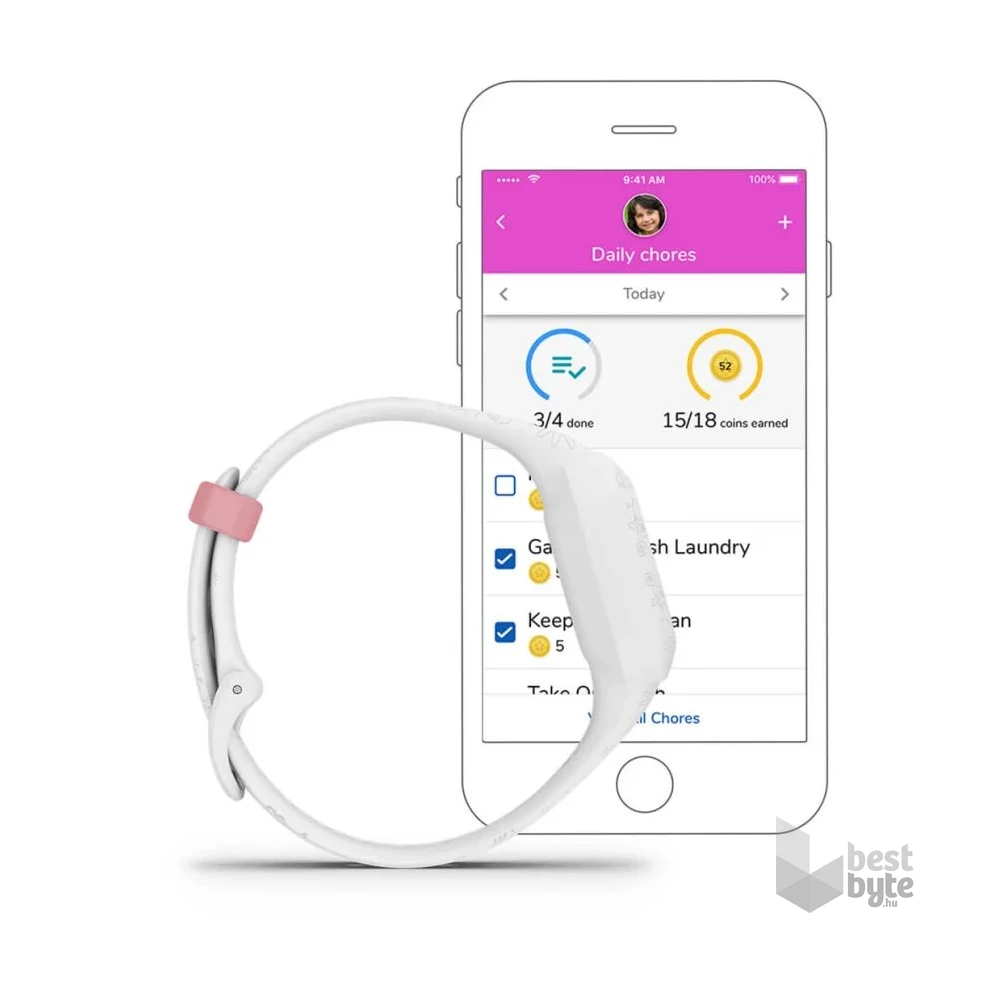 Garmin vivofit jr. 3 Disney Hercegnők állítható szíjjal okosóra
