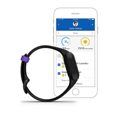 Garmin vivofit jr. 3 Fekete Párduc állítható szíjjal okosóra