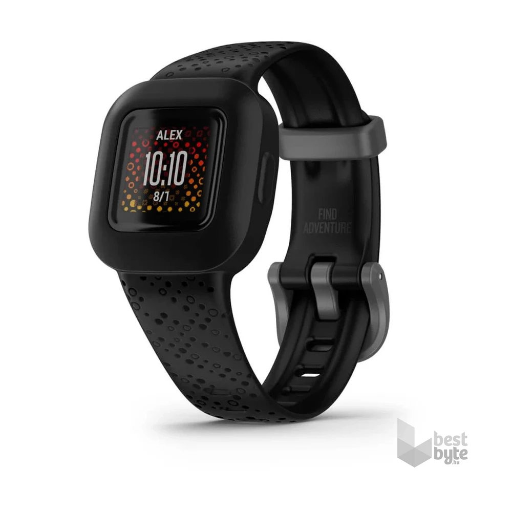 Garmin vivofit jr. 3 Fekete állítható szíjjal okosóra