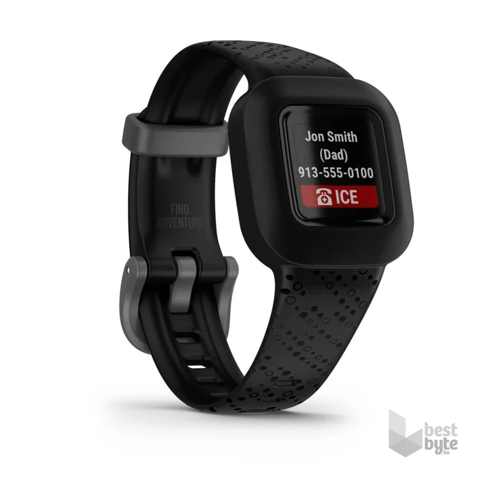 Garmin vivofit jr. 3 Fekete állítható szíjjal okosóra