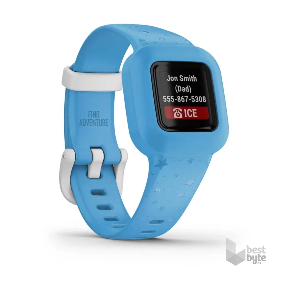Garmin vivofit jr. 3 Kék csillagok állítható szíjjal okosóra