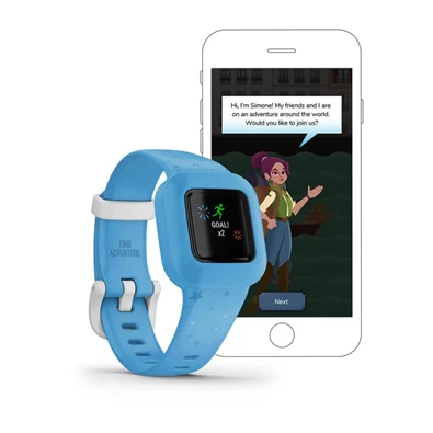 Garmin vivofit jr. 3 Kék csillagok állítható szíjjal okosóra