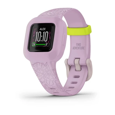 Garmin vivofit jr. 3 Lila virág állítható szíjjal okosóra