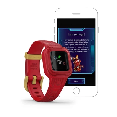 Garmin vivofit jr. 3 Vasember állítható szíjjal okosóra