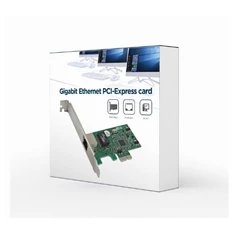 Gembird 1-GIGABIT PCI-Express hálózati kártya, Realtek chipset