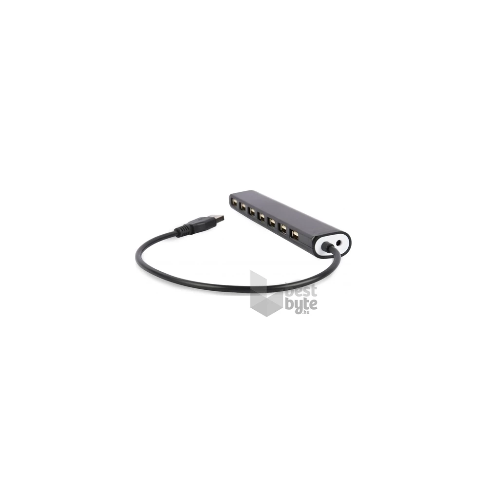 Gembird 7-portos USB2.0 hub fekete