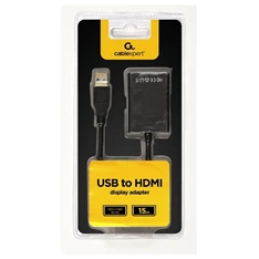 Gembird A-USB3-HDMI-02 USB - HDMI fekete adapter