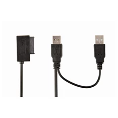 Gembird A-USATA-01 USB - SATA fekete SSD/DVD adapter