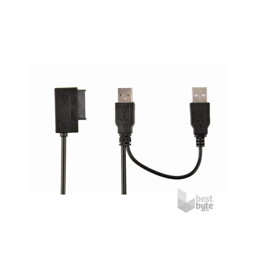 Gembird A-USATA-01 USB - SATA fekete SSD/DVD adapter