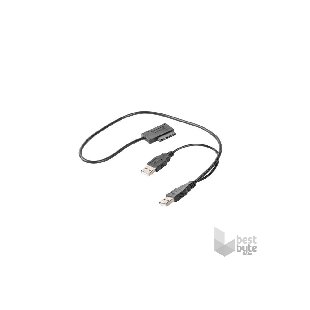 Gembird A-USATA-01 USB - SATA fekete SSD/DVD adapter