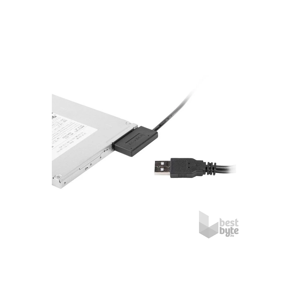 Gembird A-USATA-01 USB - SATA fekete SSD/DVD adapter