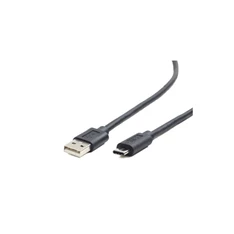 Gembird CCP-USB2-AMCM-1M 1m USB A apa - USB C apa fekete kábel
