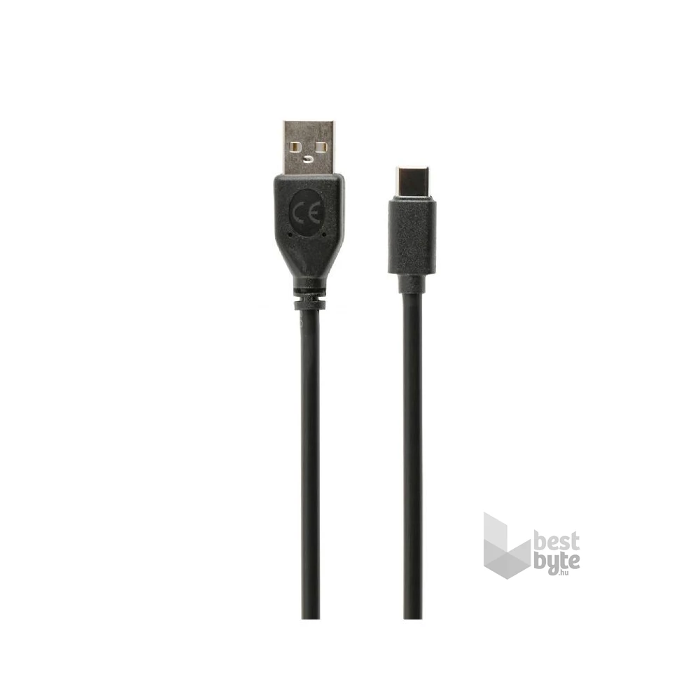 Gembird CCP-USB2-AMCM-1M 1m USB A apa - USB C apa fekete kábel