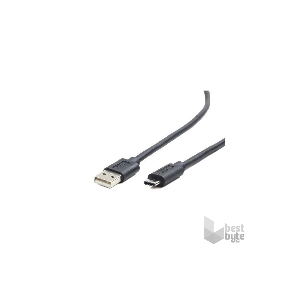 Gembird CCP-USB2-AMCM-1M 1m USB A apa - USB C apa fekete kábel