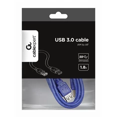Gembird CCP-USB3-AMAF-6 High End 1,8m USB-A (male) - USB-A (female) USB 3.0 kék bővítő kábel